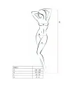 PASSION WOMAN BS013 BODYSTOCKING NEGRO TALLA UNICA