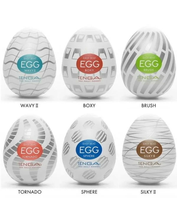 TENGA EASY BEAT PACK 6 HUEVOS MASTURBADORES