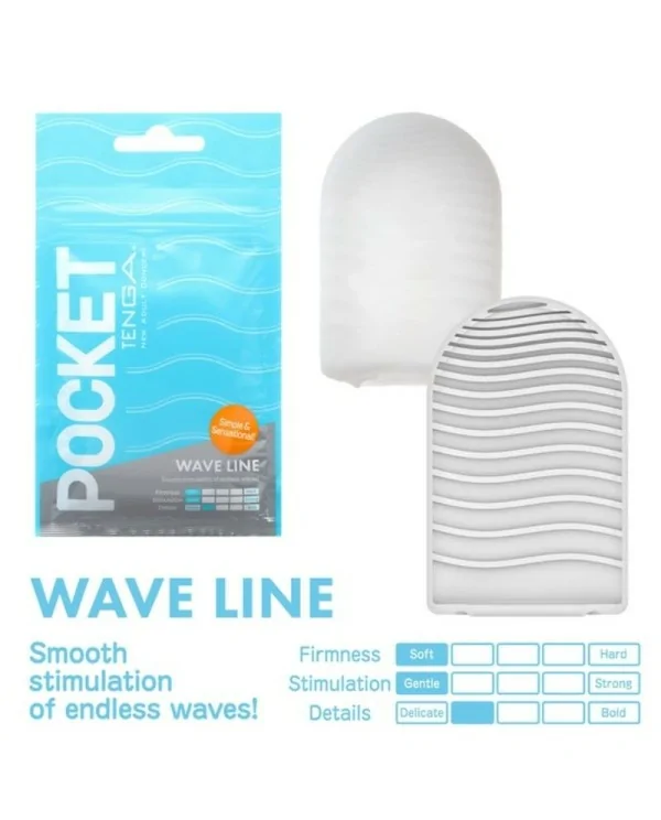 TENGA WAVE LINE MASTURBADOR POCKET