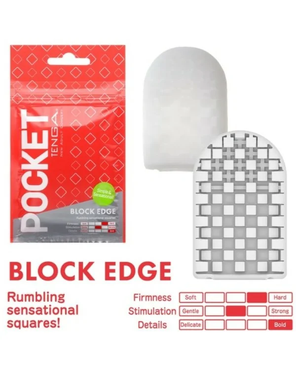 TENGA BLOCKED EDGE MASTURBADOR POCKET