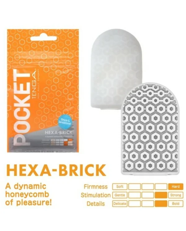 TENGA HEXA BRICK MASTURBADOR POCKET