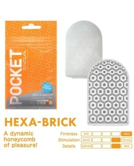 TENGA HEXA BRICK MASTURBADOR POCKET