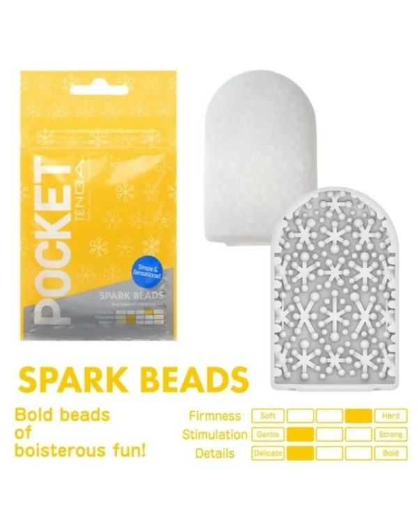 TENGA SPARK BEARDS MASTURBADOR POCKET