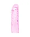 FUNDA ROSA PENE SILICONA ESTIMULANTE 13CM