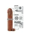 PERFECT 2 EXTENSION PENE CON CORREA MARRON