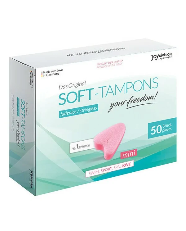 SOFT TAMPONS TAMPONES ORIGINALES MINI LOVE 50UDS