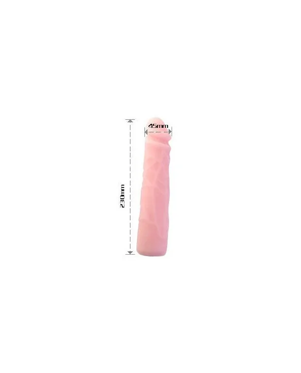 DILDO SILICONA TACTO PIEL REALISTICO 23 CM