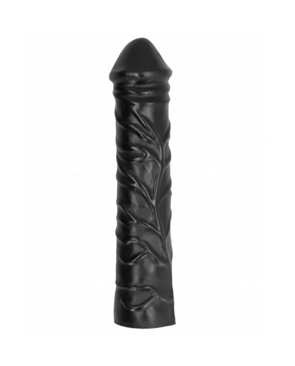 ALL BLACK DILDO GIGANTE FISTING SUAVE 32 CM