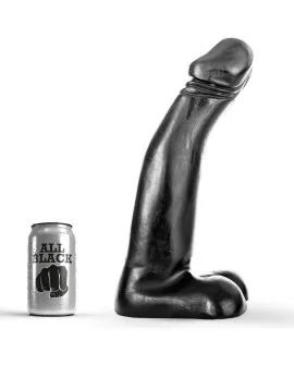 ALL BLACK DILDO REALISTA NEGRO FISTING 29 CM