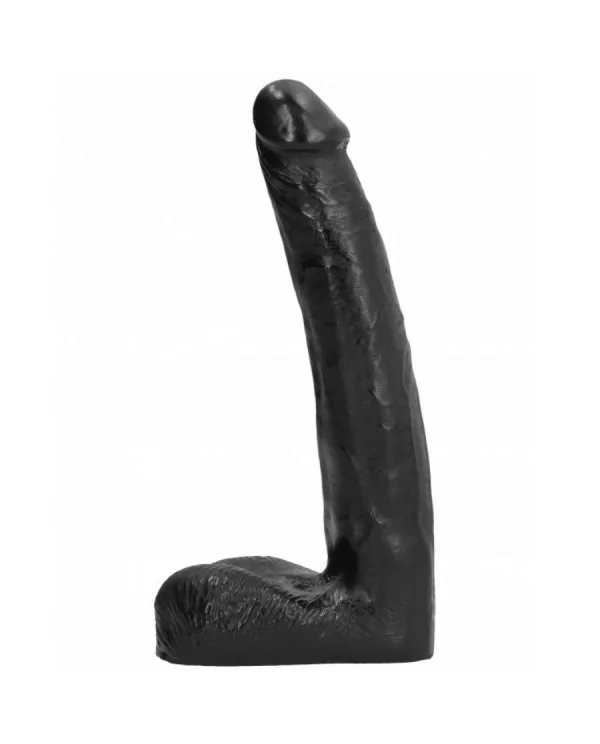 ALL BLACK DILDO REALISTICO 21CM