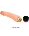 VIBRADOR REALISTICO FLEXIBLE NATURAL 24 CM