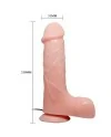 VIBRADOR REALISTICO BARBARA NATURAL 21 CM