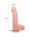 VIBRADOR REALISTICO BARBARA NATURAL 22 CM