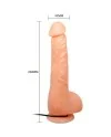 VIBRADOR REALISTICO JASON NATURAL 24 CM