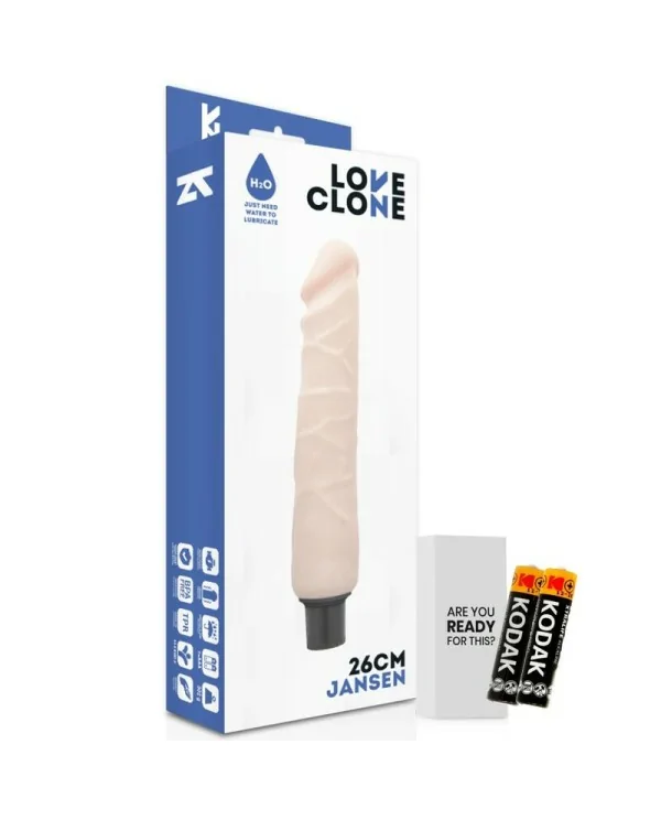 LOVECLONE JANSEN SELF LUBRICATION VIBRADOR 26CM