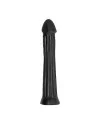 ALL BLACK PLUG DILDO 31CM