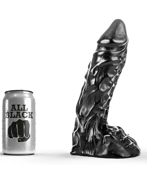 ALL BLACK DILDO 23CM