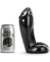 ALL BLACK DILDO REALISTICO 18CM