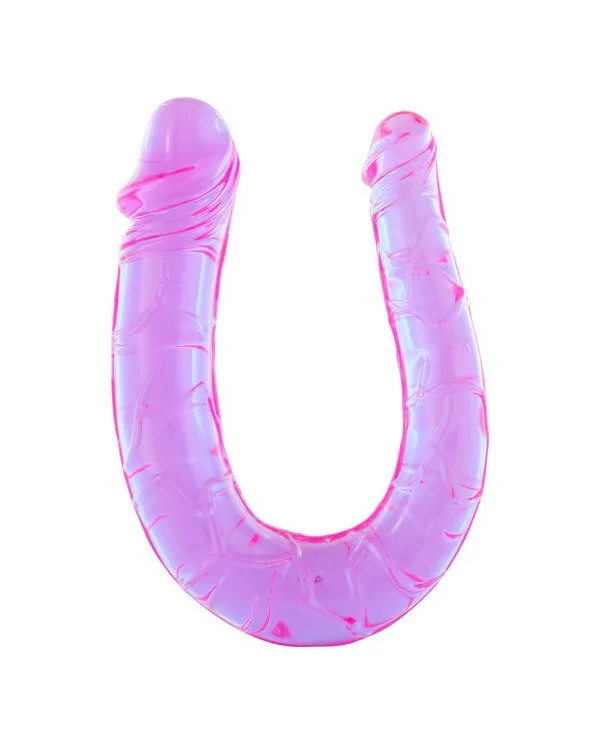 SEVENCREATIONS PENE CON DOS CABEZAS DE GELATINA FLEXIBLE