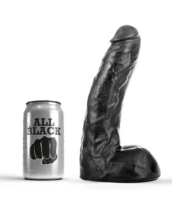 ALL BLACK DONG 22CM