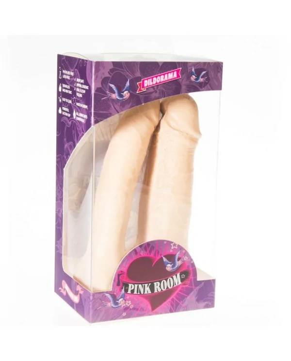 PINK ROOM ARTHUS DILDO DOBLE REALISTICO NATURAL 17CM 155CM