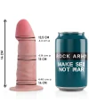 ROCKARMY DUAL DENSITY TIGER DILDO REALISTA 14CM