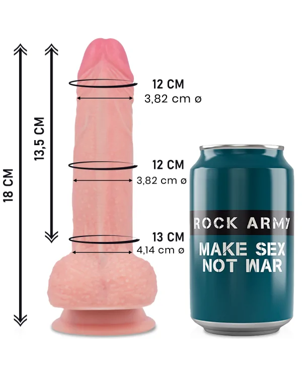 ROCKARMY LIQUID SILICONE DILDO PREMIUM MUSTANG 18CM