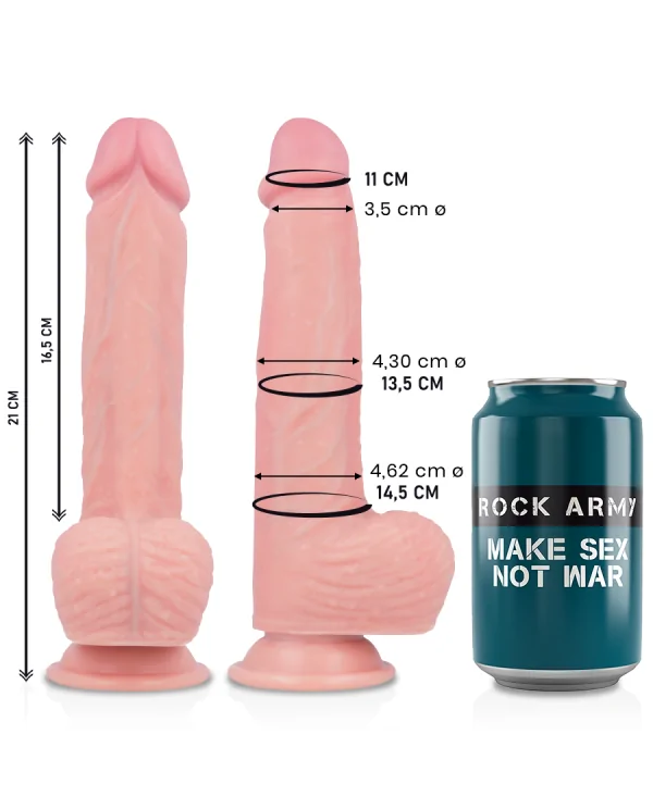 ROCKARMY LIQUID SILICONE DILDO PREMIUM SPITFIRE 21CM