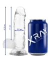 XRAY CLEAR DILDO REALISTA TRANSPARENTE 155CM X 35CM