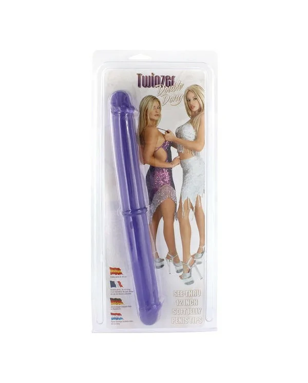 SEVENCREATIONS DOBLE PENE DE 30 CM MORADO