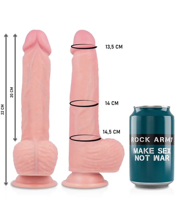 ROCKARMY HAWK ROTADOR Y VIBRADOR 22 CM