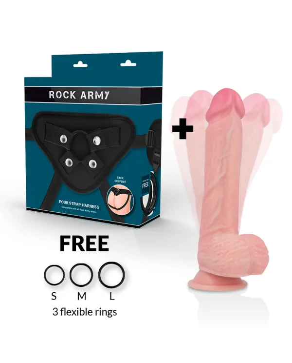 ROCKARMY ARNES HAWK ROTADOR Y VIBRADOR 22 CM