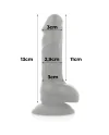 COCK MILLER ARNES DILDO SILICONA DENSITY COCKSIL ARTICULABLE 13CM