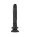 COCK MILLER ARNES SILICONA DENSITY ARTICULABLE COCKSIL NEGRO 24CM