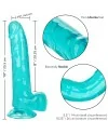 CALEX SIZE QUEEN DILDO AZUL 203 CM