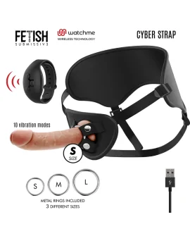 CYBER STRAP ARNES CON DILDO CONTROL REMOTO TECNOLOGIA WATCHME S