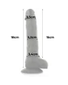 COCK MILLER ARNES SILICONA DENSITY COCKSIL ARTICULABLE NEGRO 18CM