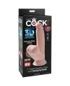 KING COCK PLUS 3D COCK SWINGING BALLS 152 CM NATURAL