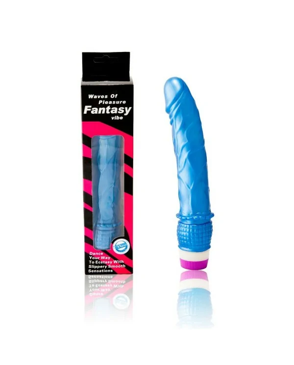 VIBRADOR AZUL REALISTICO 23 CM