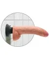 DILDO VIBRADOR KING COCK CON TESTICULOS 23 CM NATURAL