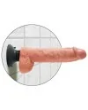 DILDO VIBRADOR KING COCK CON TESTICULOS 255 CM COLOR CARNE