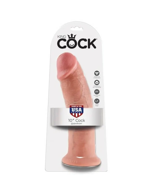 KING COCK 10 PENE NATURAL 254 CM