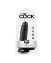 KING COCK 7 PENE REALISTICO NEGRO 178CM