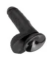 KING COCK 7 PENE REALISTICO NEGRO 178CM