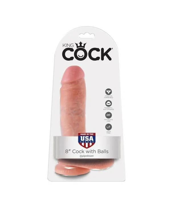 KING COCK 8 PENE REALISTICO NATURAL 203CM