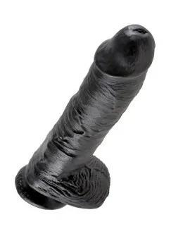 KING COCK 10" PENE REALISTICO NEGRO 26.5 CM