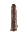 KING COCK 10 PENE REALISTICO MARRON 265 CM