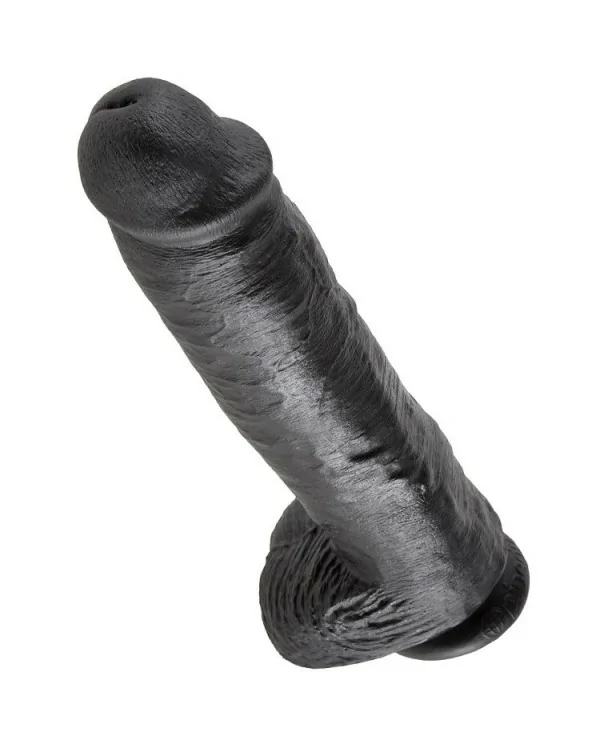 KING COCK 11 PENE REALISTICO NEGRO 28 CM