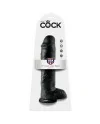 KING COCK 11 PENE REALISTICO NEGRO 28 CM