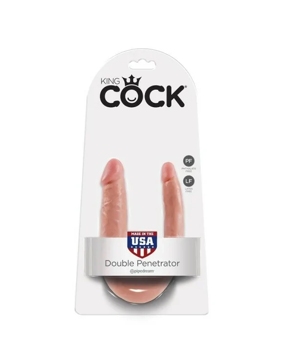 KING COCK DILDO DOBLE PENETRACIoN 127CM NATURAL